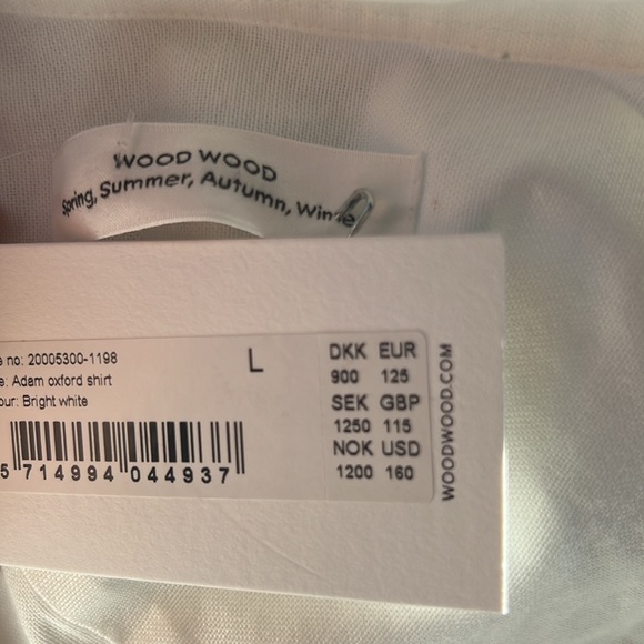 NWT Wood Wood Oxford Shirt - Picture 4 of 4